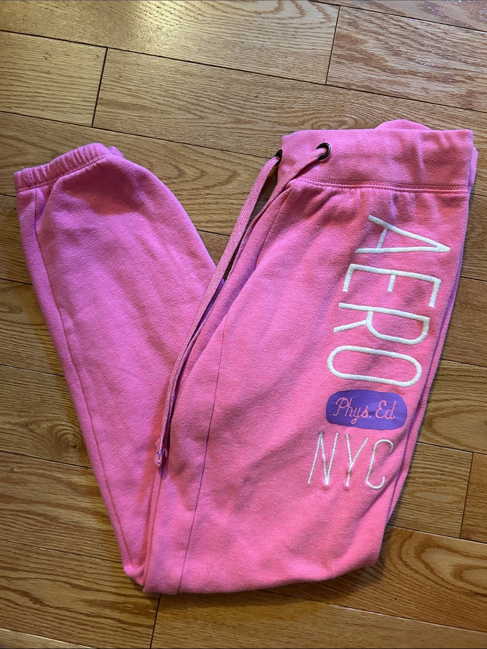 Pink Aéropostale Low Rise Sweatpants Size XS
